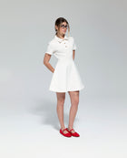 Dress Séraphine Off White - Ginaci